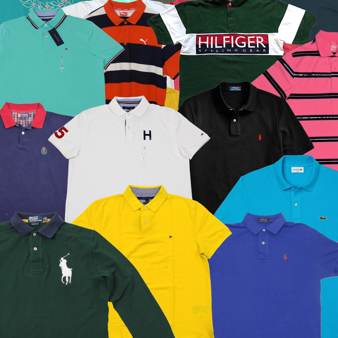 PREMIUM Branded Polo Shirts Grade A - 30 pcs