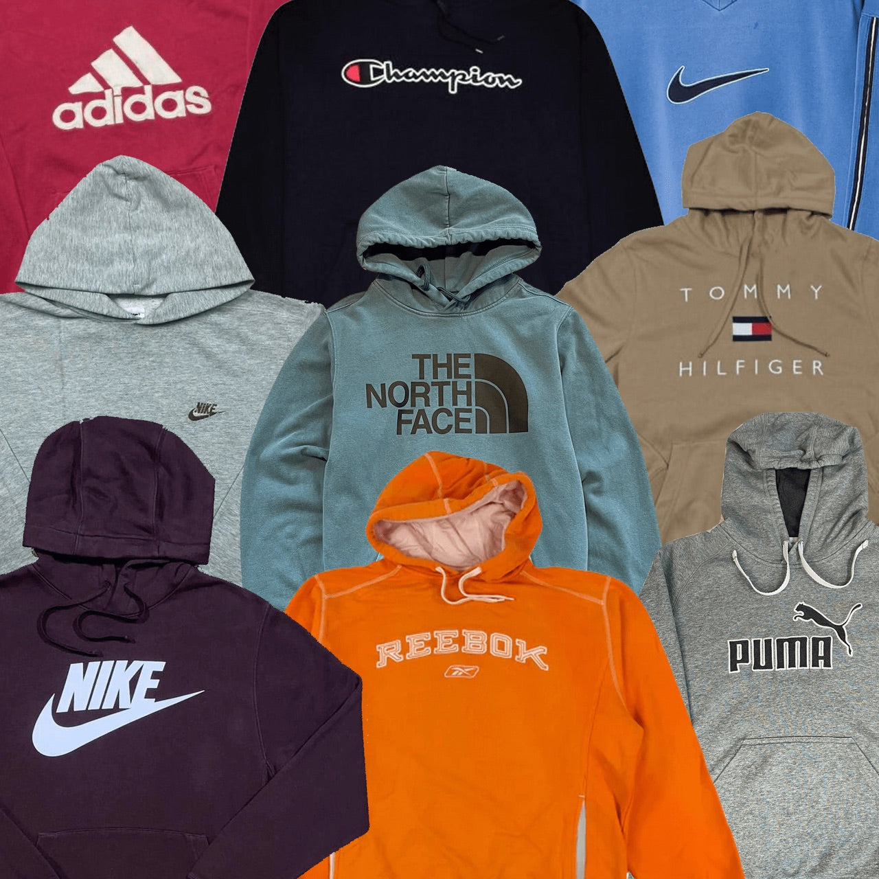 Branded Hoodies Grade A - 20 pcs