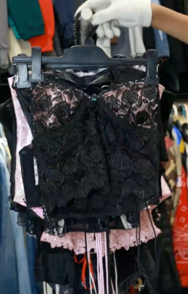 CR797 Ladies Y2K net and lace corsets 40 pieces