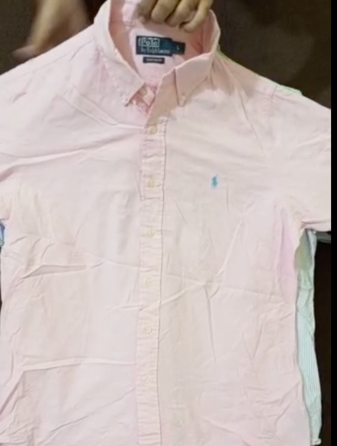 Men's polo Ralph Lauren button up shirts 42 pieces