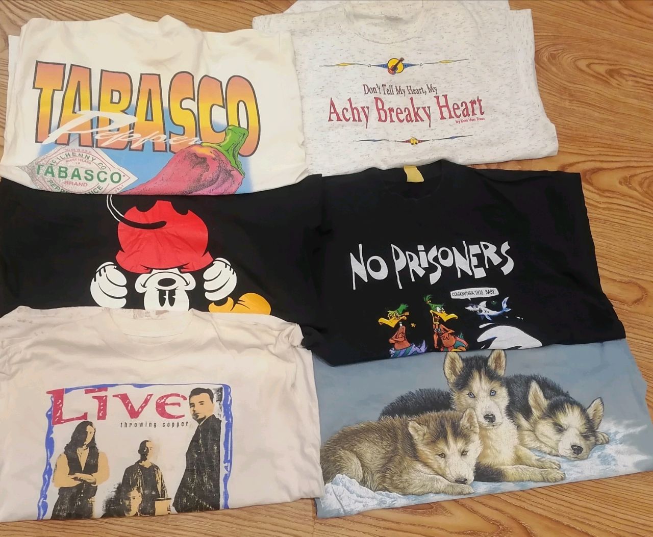 Single stitched vintage T-shirts - 40 Pieces bundle