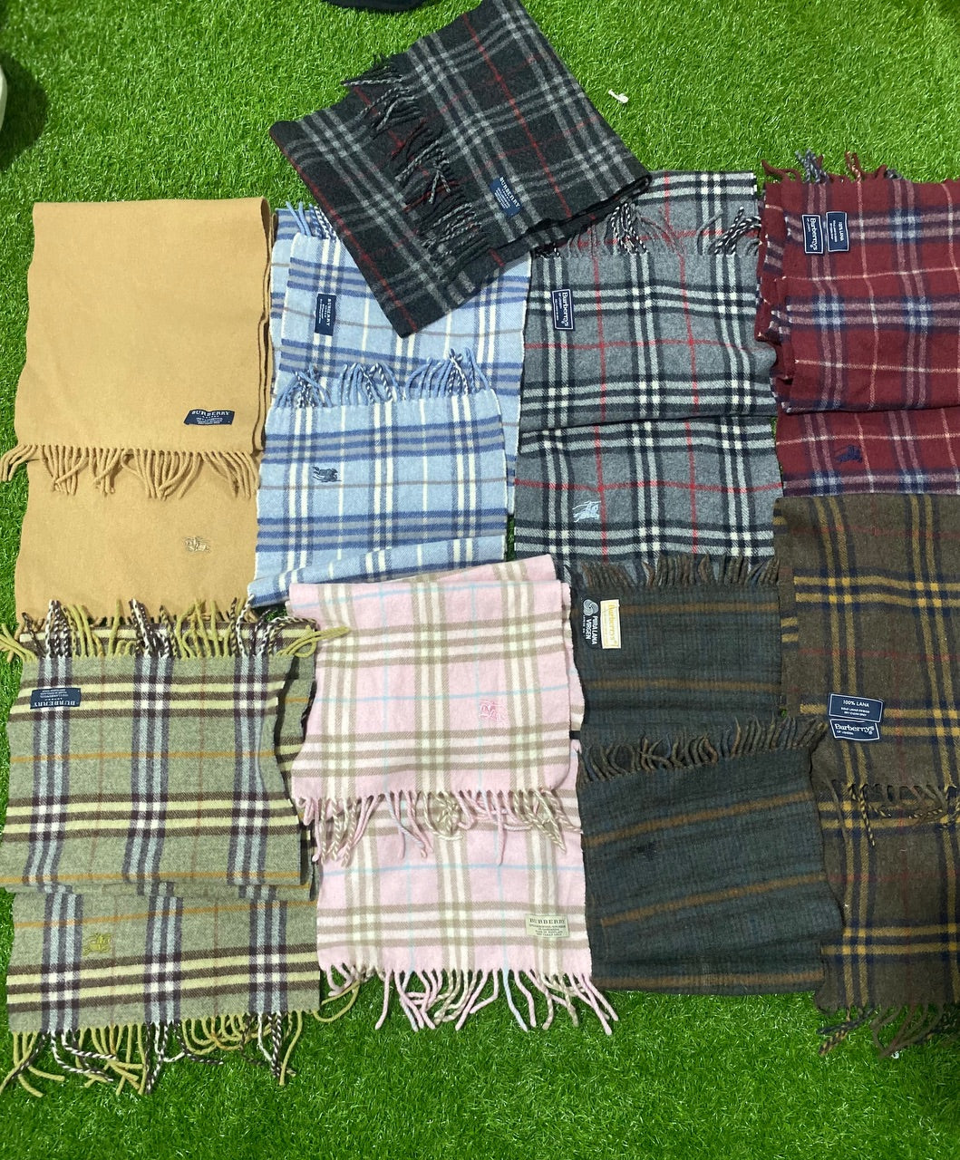 BURBERRY MUFFLER -9 Piece
