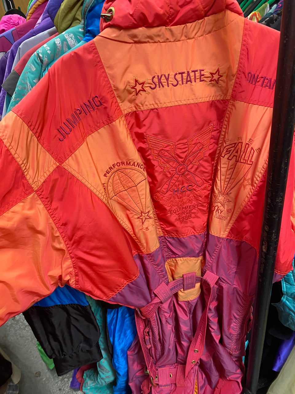 12pc 80’s crazy ski suits mix