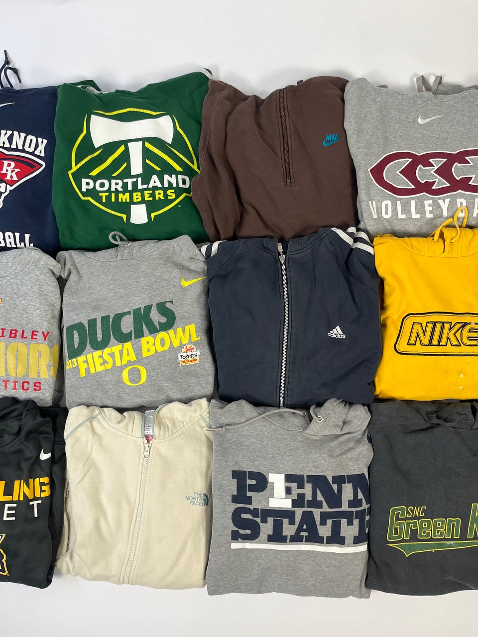 Branded hoodies- 18 pieces