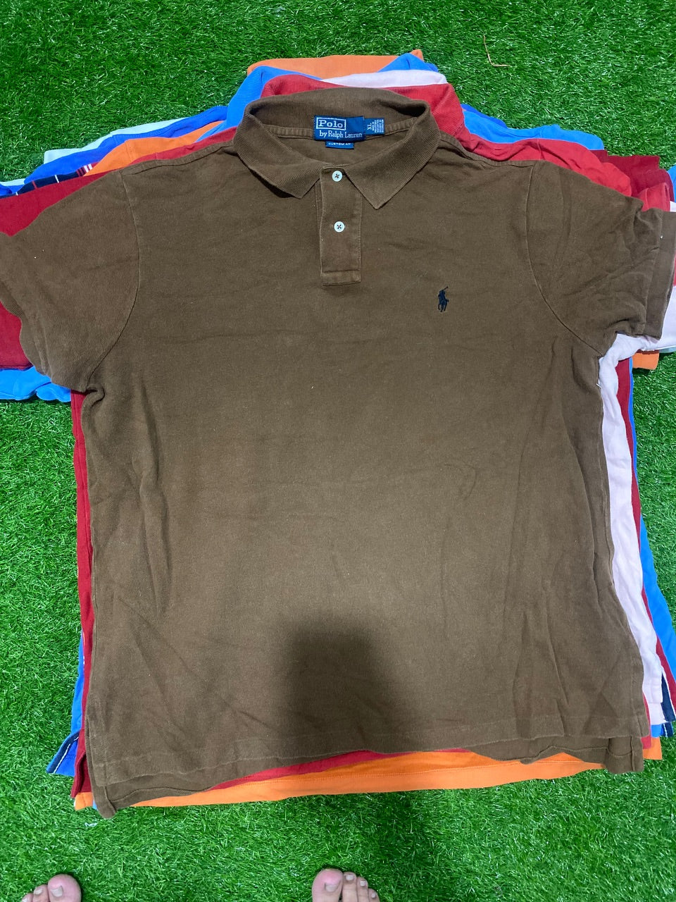 POLO TOMMY MIX COLLAR TSHIRT -12 Piece