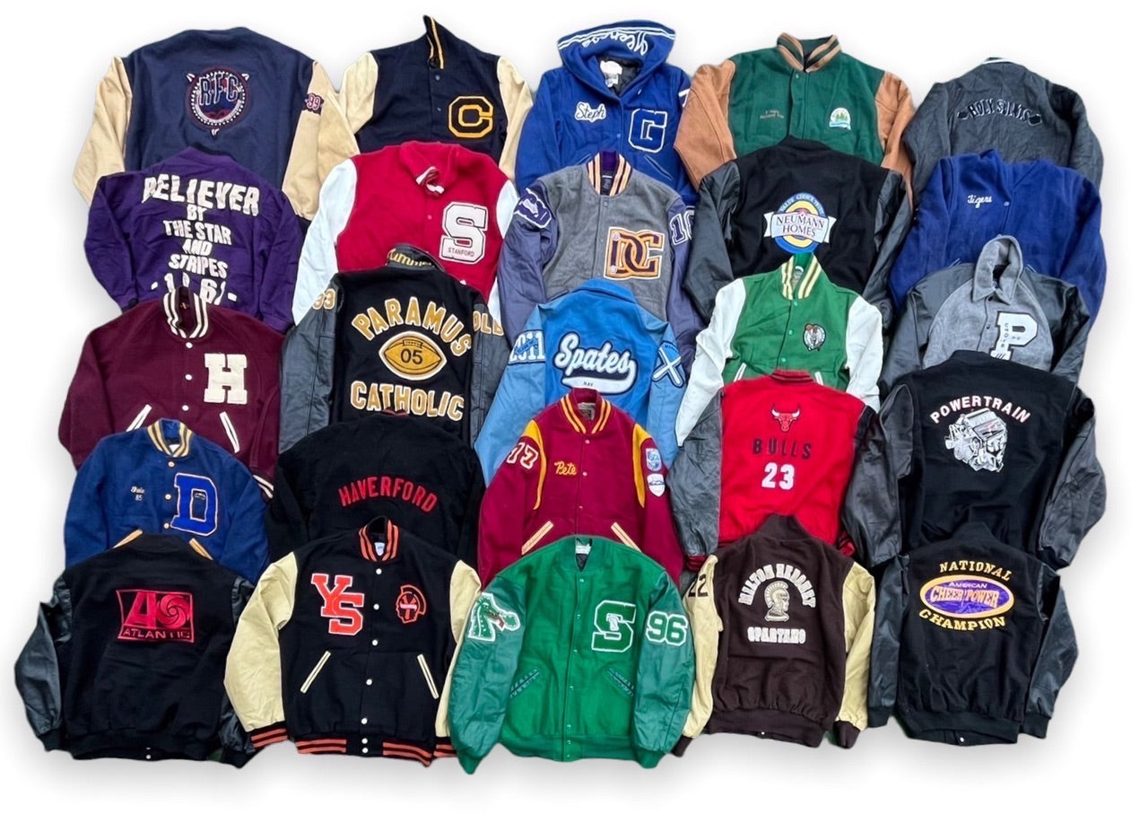 Premium varsity jackets bundle set 25pcs
