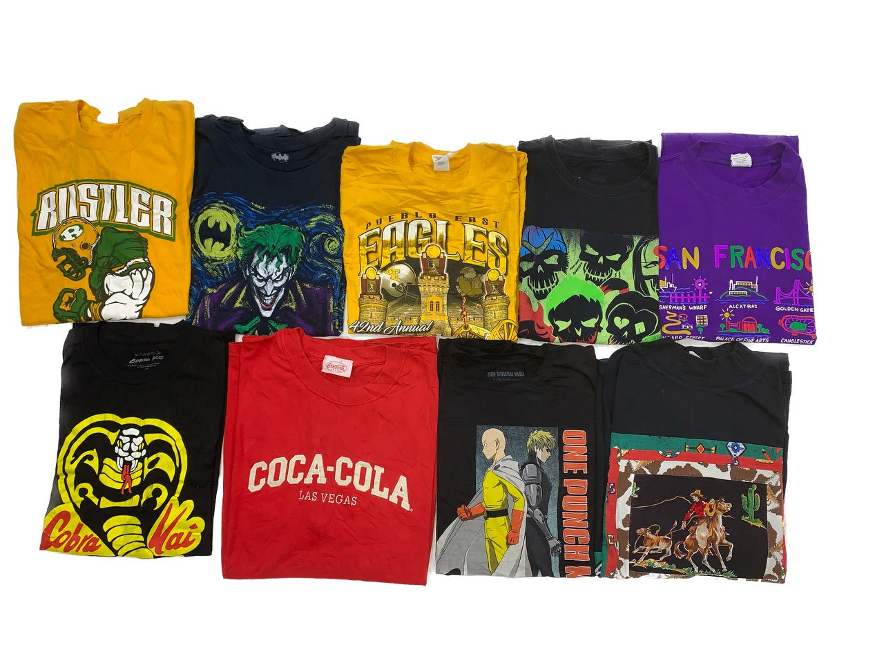 Vintage Printed T-Shirts 15pc Bundle