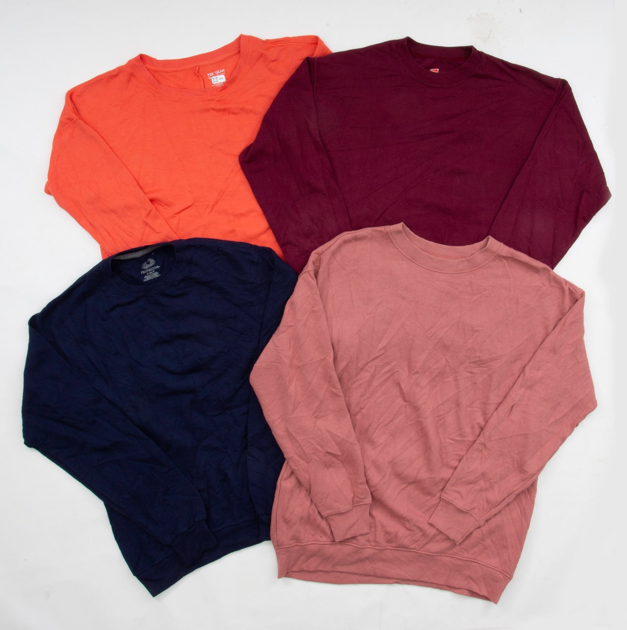 Solid/Blank Crewneck Sweatshirts - 100 pounds