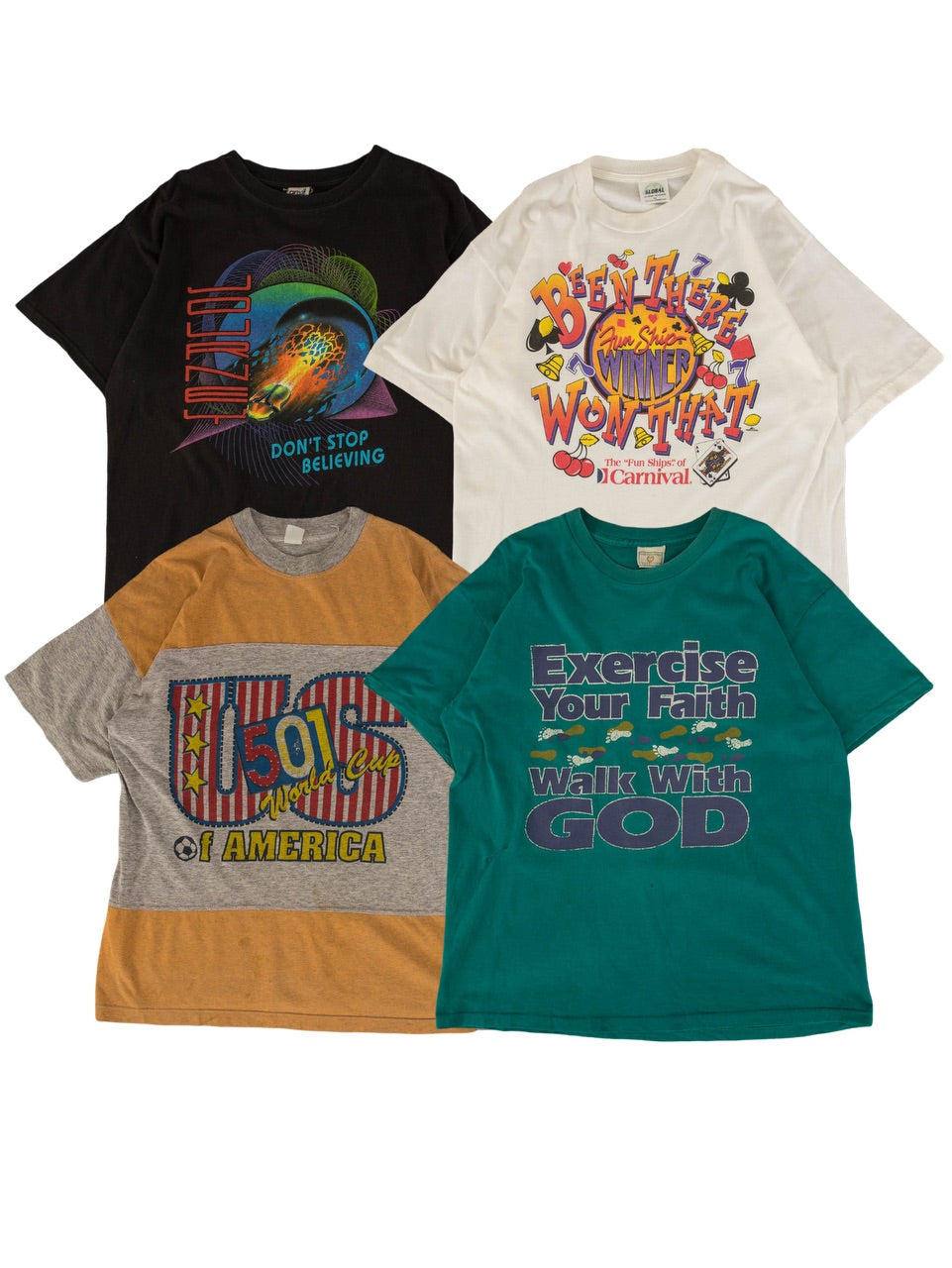 Vintage Printed T-Shirts (20 pcs)