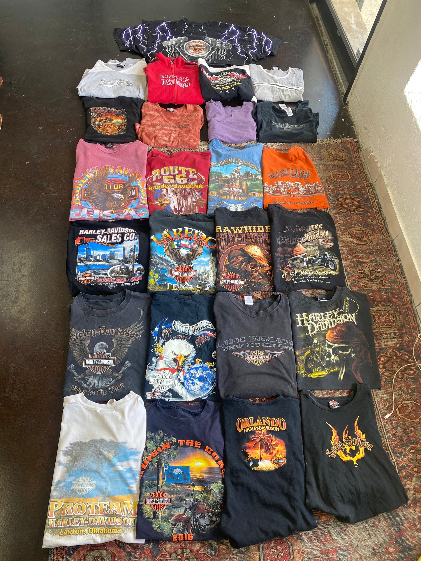 Vintage Harley Davidson T-Shirts Bundle (25 pcs)