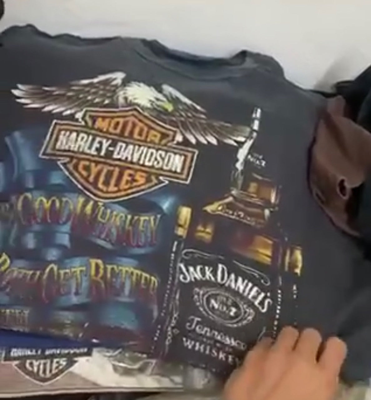 Vintage Harley davidsons T-shirt 25 pcs set