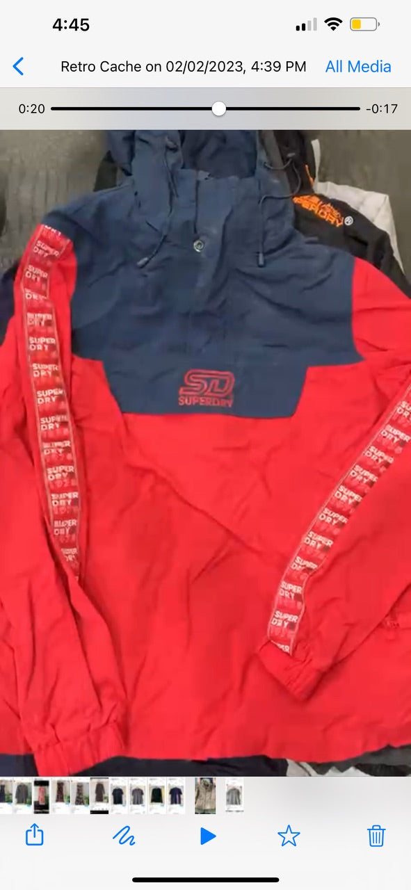 Super Dry Jackets - 25 piece