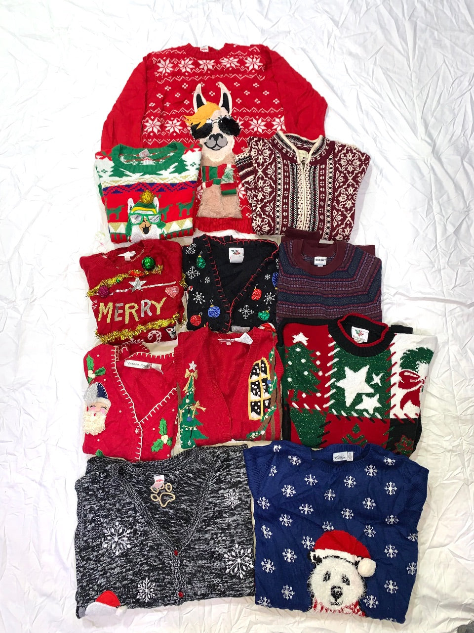 Christmas sweater (15 pieces) wholesale bundle
