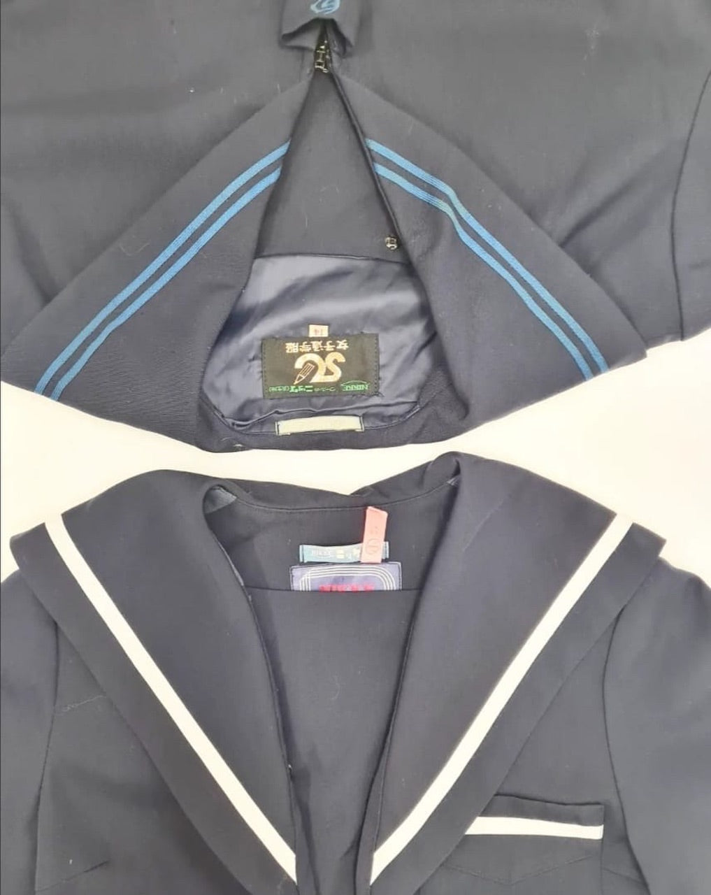 VINTAGE JAPAN SEIFUKU UNIFORM TOPS - 50 pieces