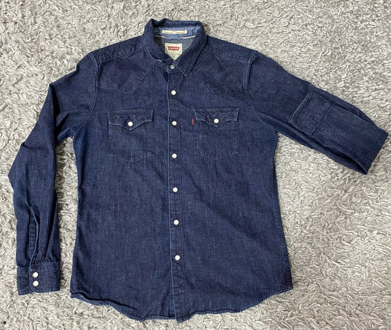 Vintage Mens Denim Shirt - 10 Pieces