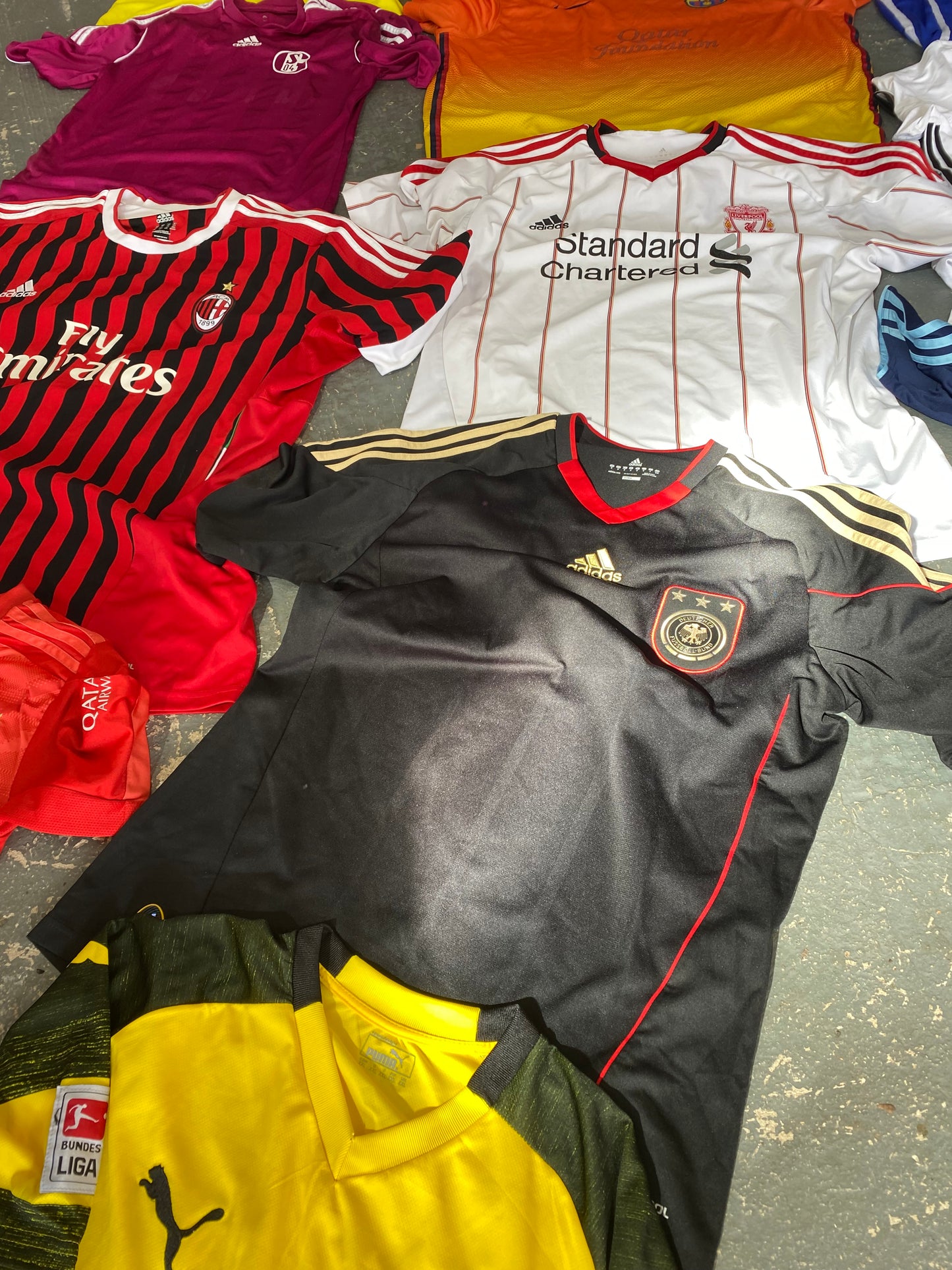 Original football shirts- 25 piece
