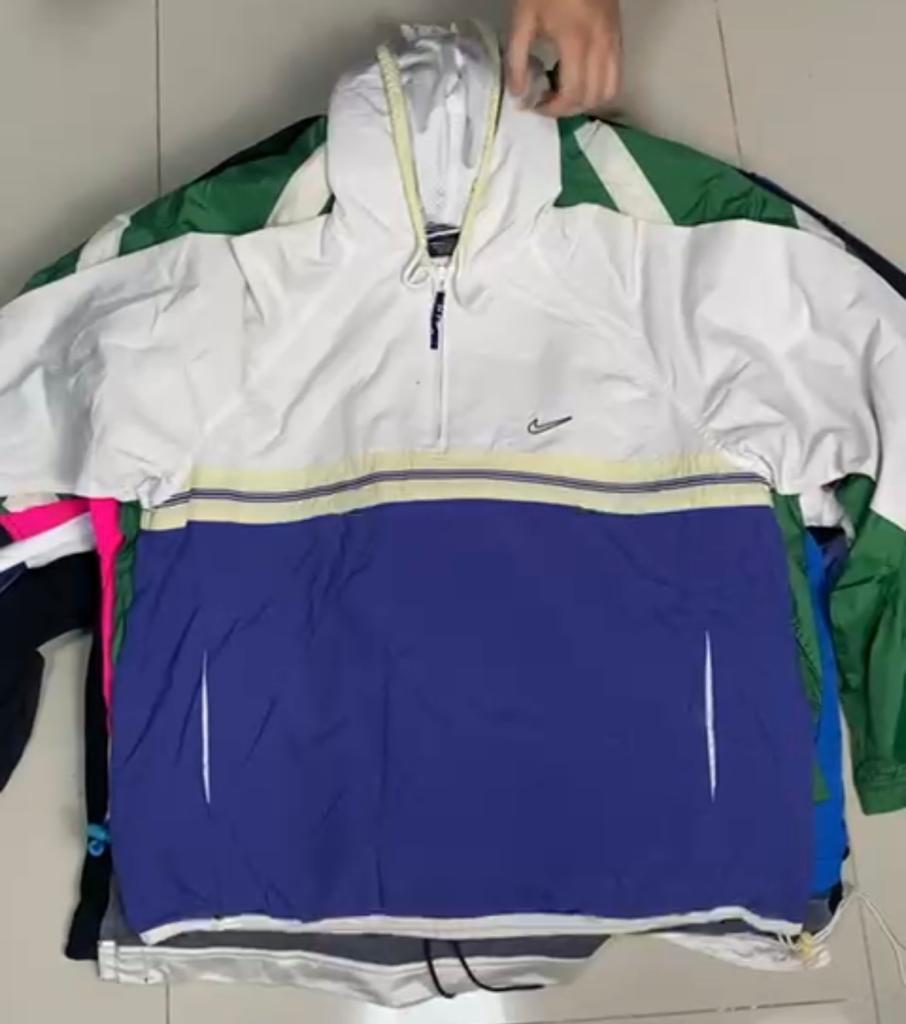 Branded sports jackets/windbreakers (Nike, adidas etc)- 20 piece