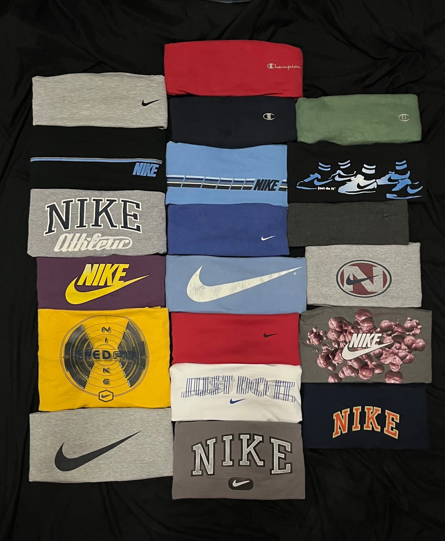 Premium nike biglogo and swoosh & Champion bundle set 20pcs