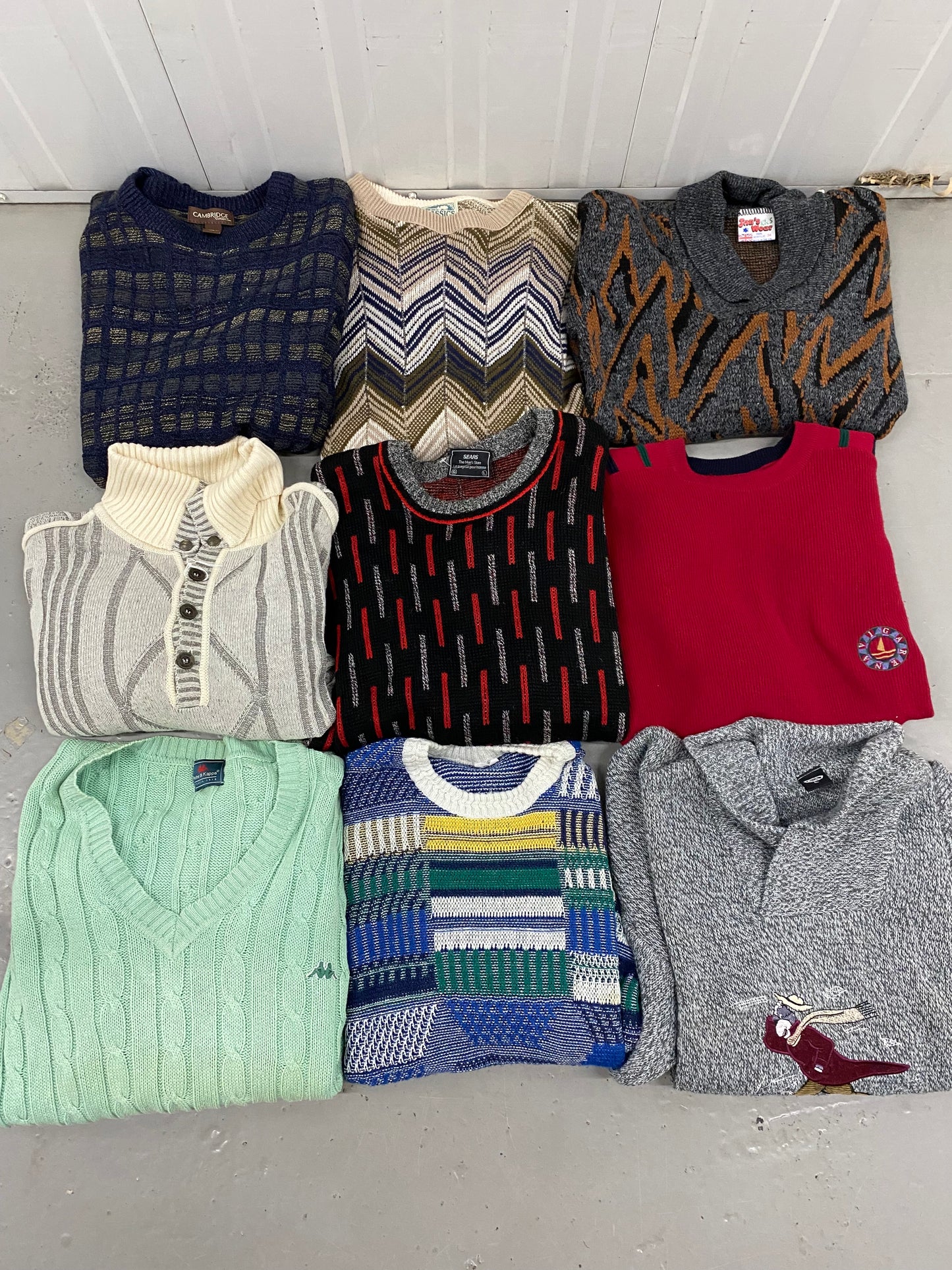 9 x Funky Knitwear Including Just Cavalli, Puritan, Kappa & C&A