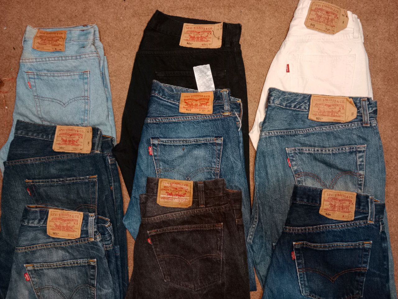 Levi's Jeans 501 (43) piece A grade bundle