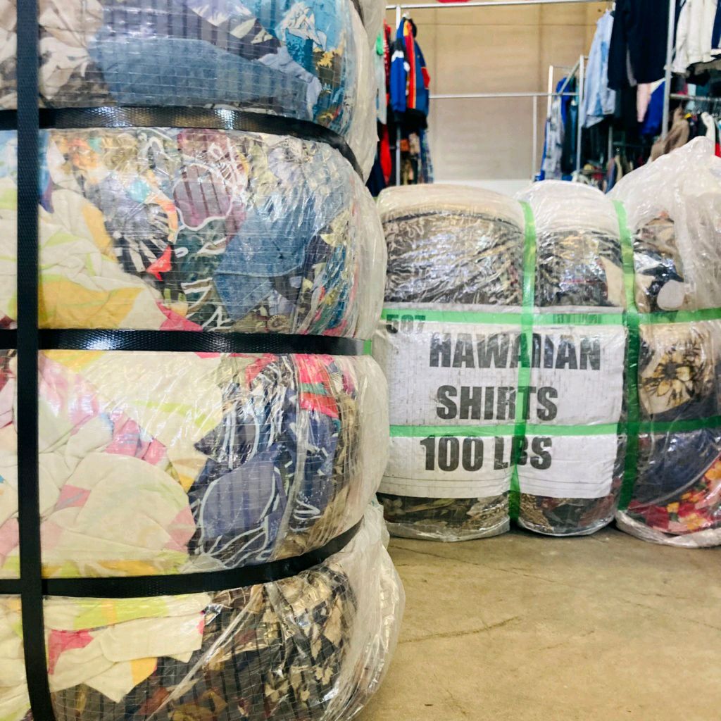 Hawaiian shirts bale 45kg