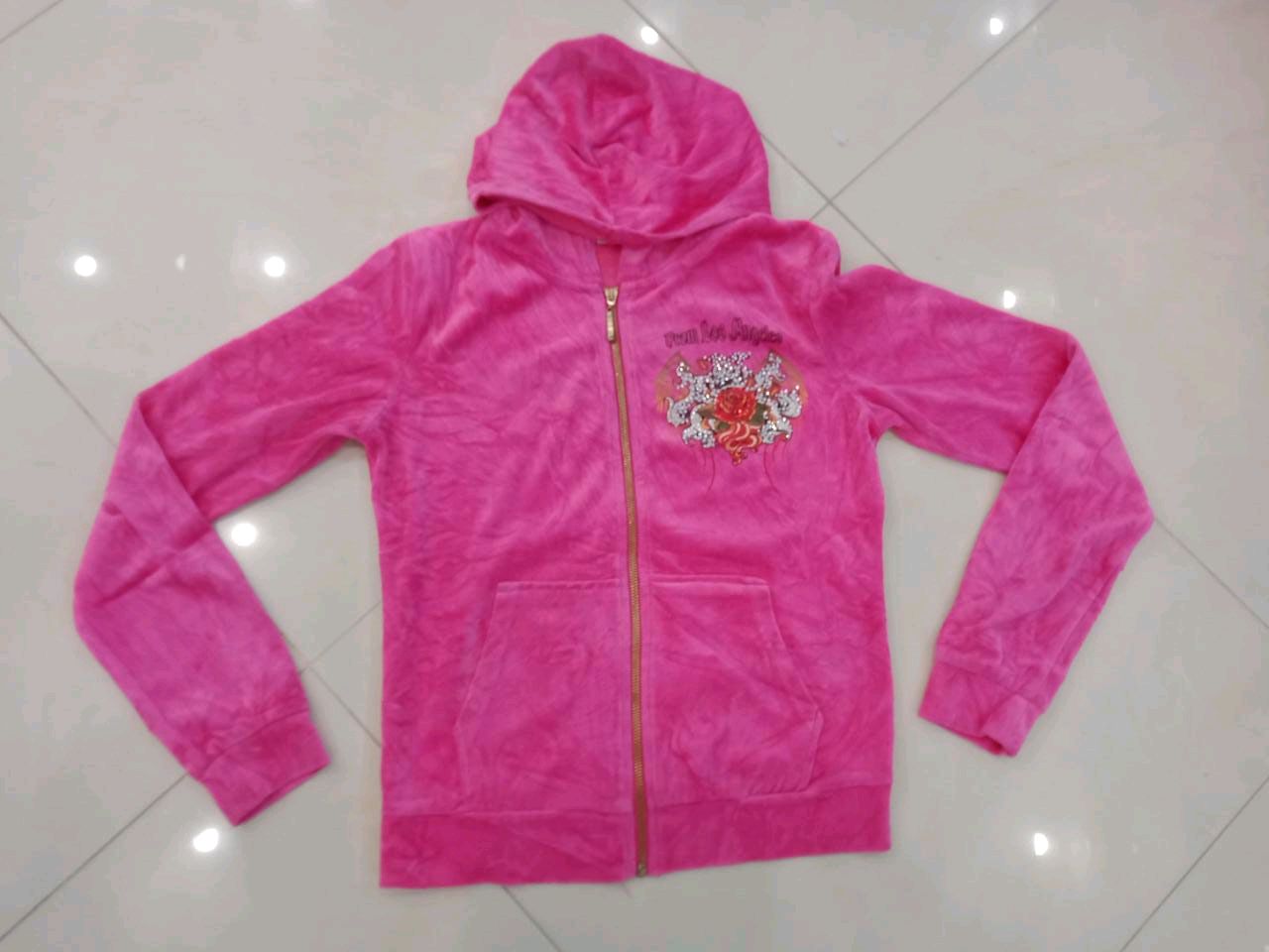 Y2K Velour Juicy Couture Zipper Hoodies - 16 pieces