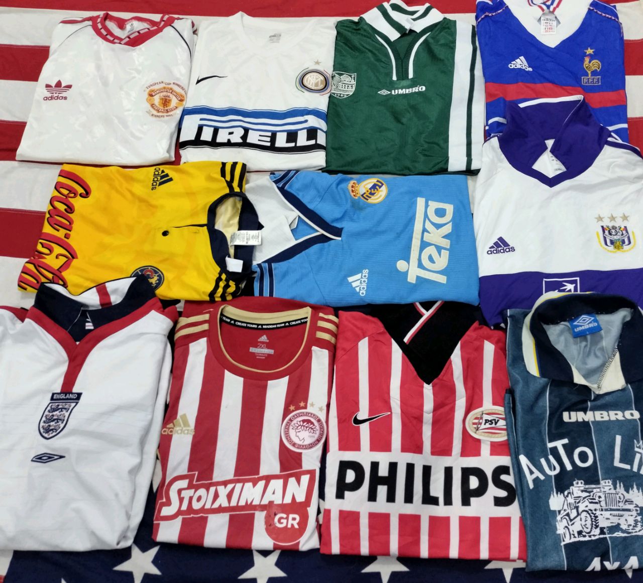 Football Vintage T-Shirts - 50 Piece Bundle