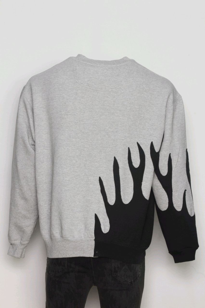 Reworked Branded Half Flame Sweatshirt 20 pieces