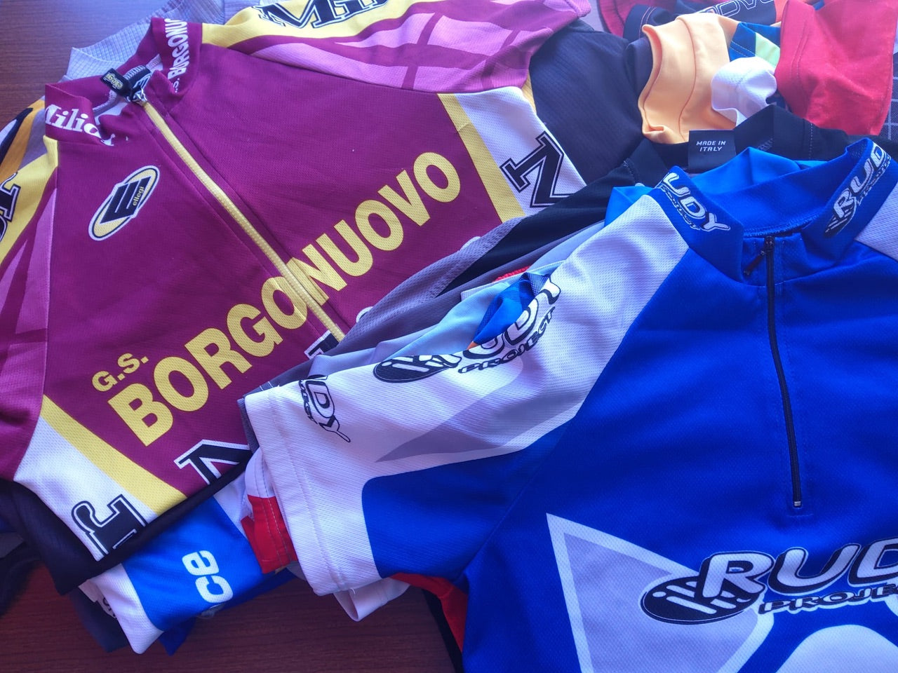 20KG Mixed Sports Quality Vintage Cycling Jerseys / Shirts