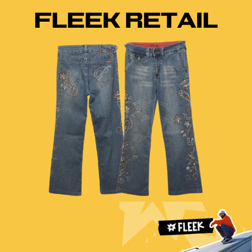 Y2K Embellished Jeans 100 Pieces