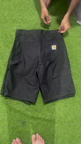 Black Carhartt rework short 50 piece