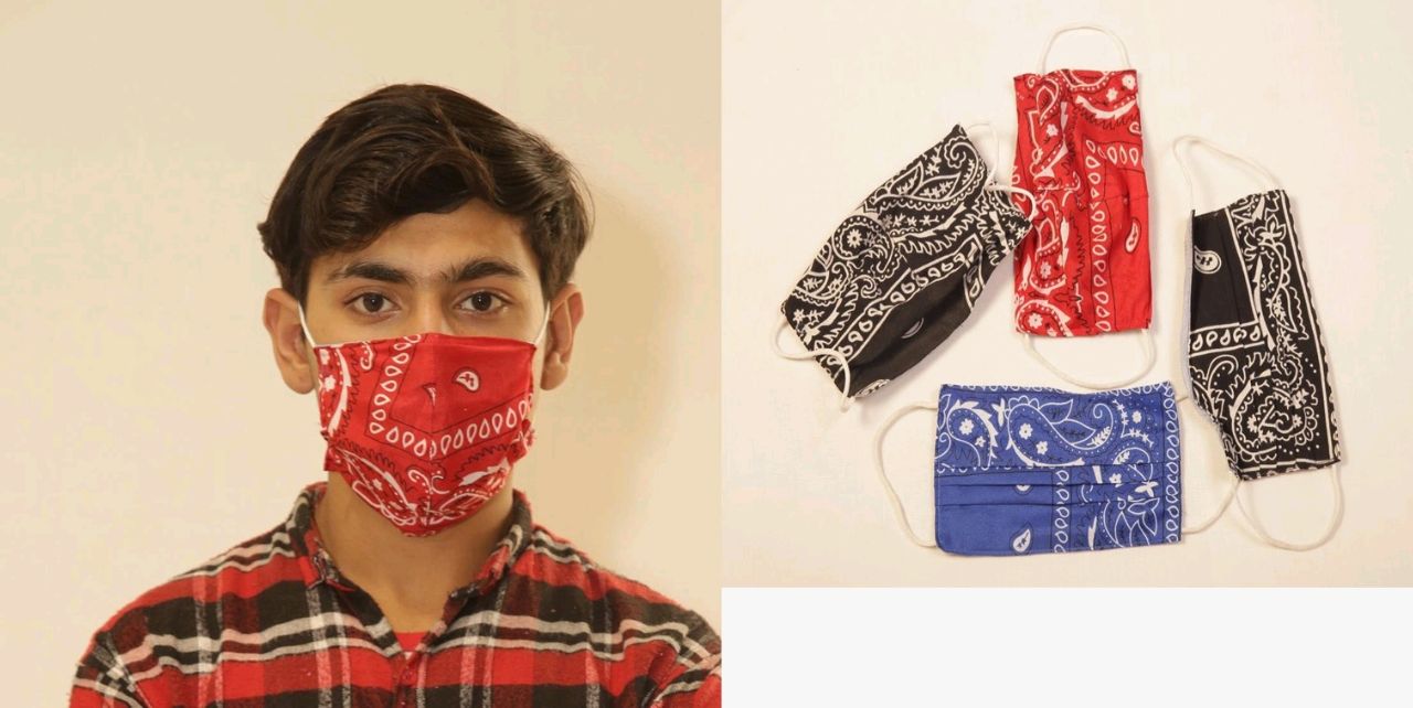 CR884 Reworked Bandana Mask - 100 pieces