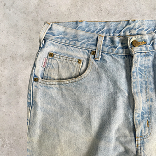 Upcycled Carhartt Denim Colorblock Distressed Jeans