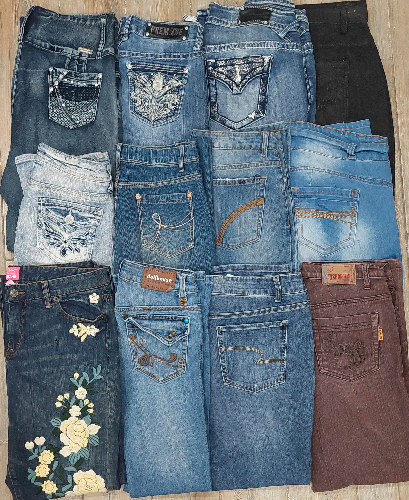 Ladies Y2K Hip Hop Jeans - 15 Pieces