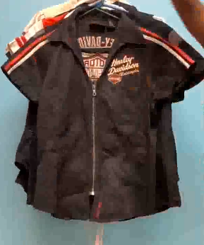 Harley Davidson Full zip Shirt