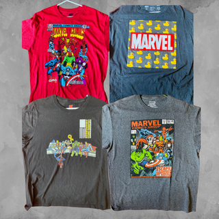 100 Piece Grade A T-Shirts: Marvel