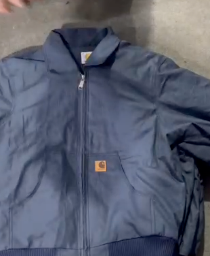 Rework blue carhartt jacket