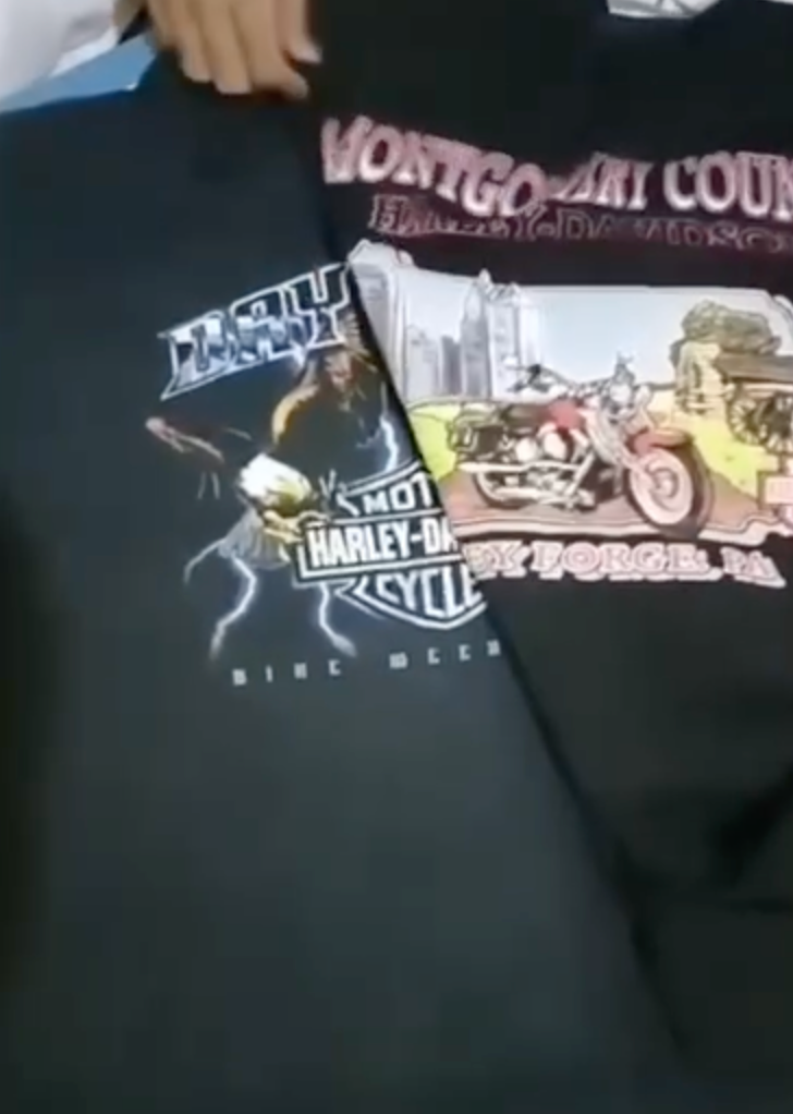 Mens t-shirts American Harley Davidson