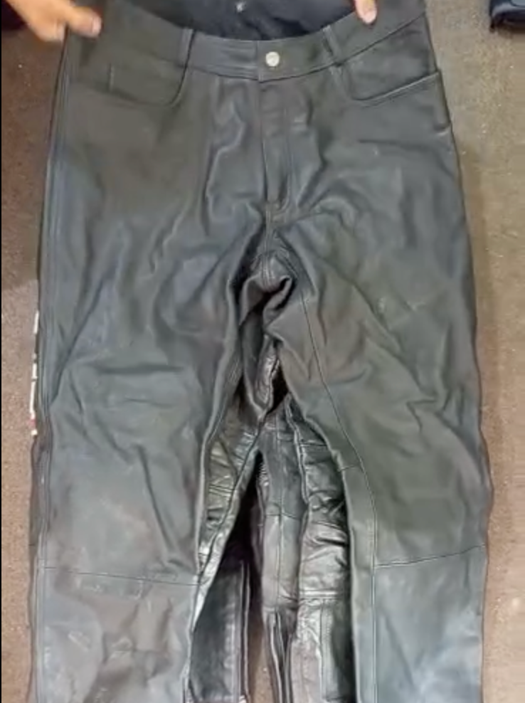 Leather Motorcycle pants and other