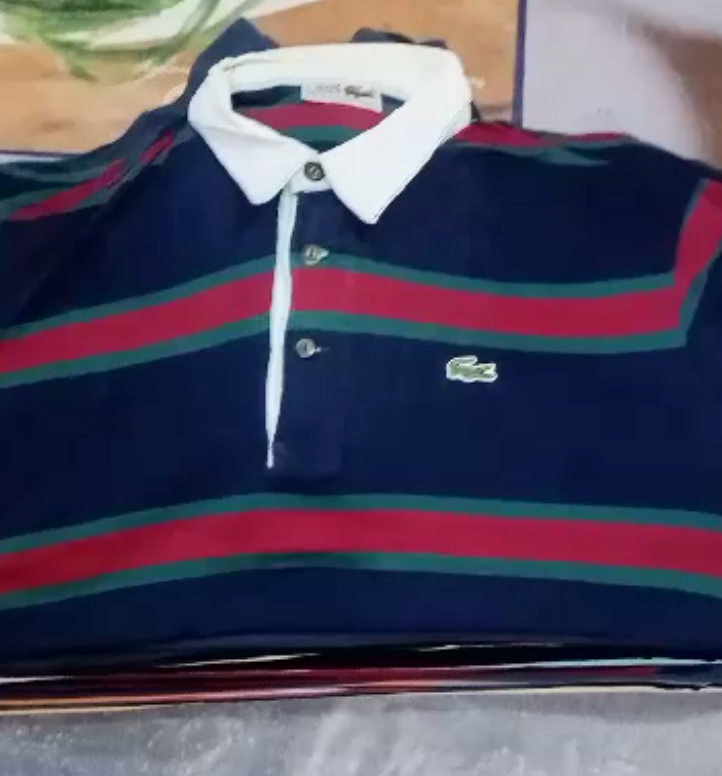 Lacoste Collar T-shirts Bundle of 74 pcs