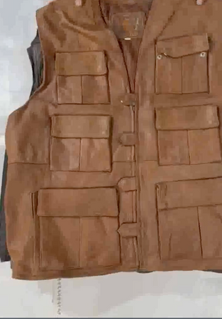 Leather Hunting Vests - 15 pieces