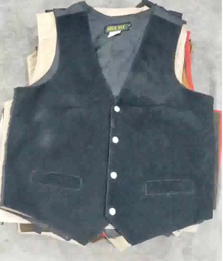 CR1142 Mix Sueded & Leather Vest 40 Pcs