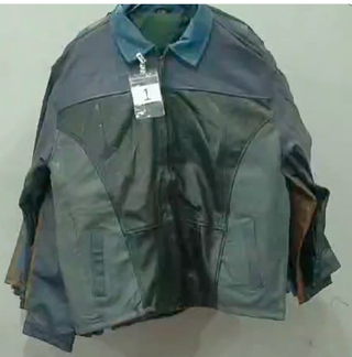 Super Sale Men upcycle Leather colorful Jackets set 4 -25 pcs