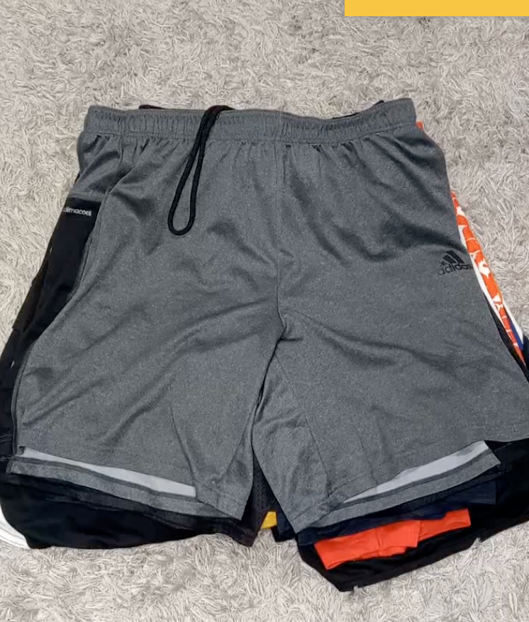 MIX BRANDED SPORTS SHORTS - 30 PCS