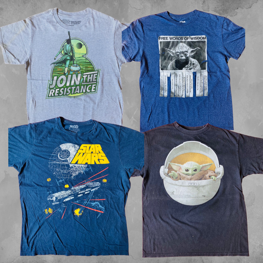 100 Piece Grade A T-Shirts: Star Wars