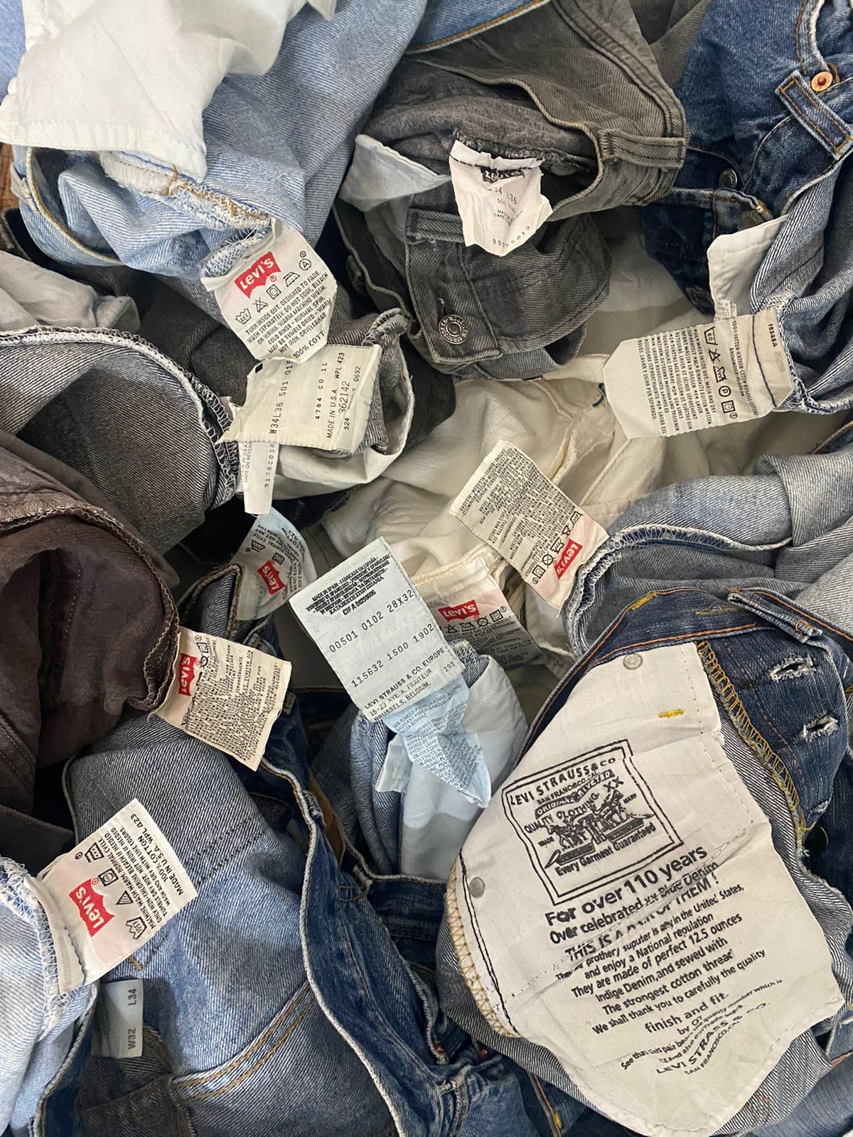 Levi's 501 Jeans 30 PCS