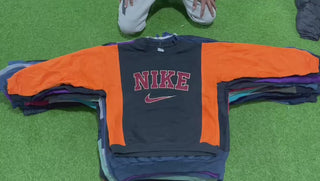 Nike spell out rework sweatshirt