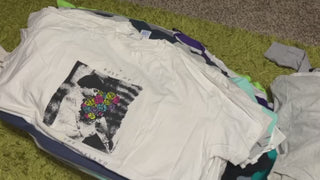 40 PIECE MIXED GRAPHIC VINTAGE MODERN SHIRT LOT