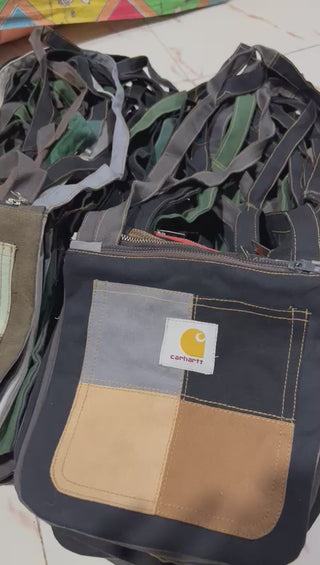 Reworked carhartt bags 50 pcs