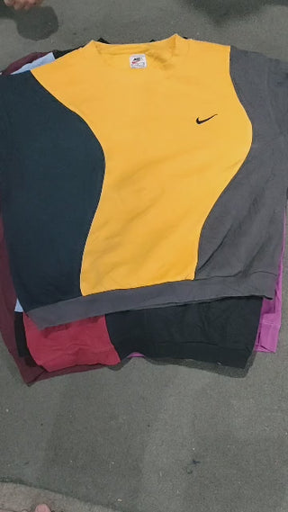 Nike small logo sweat shirt rework